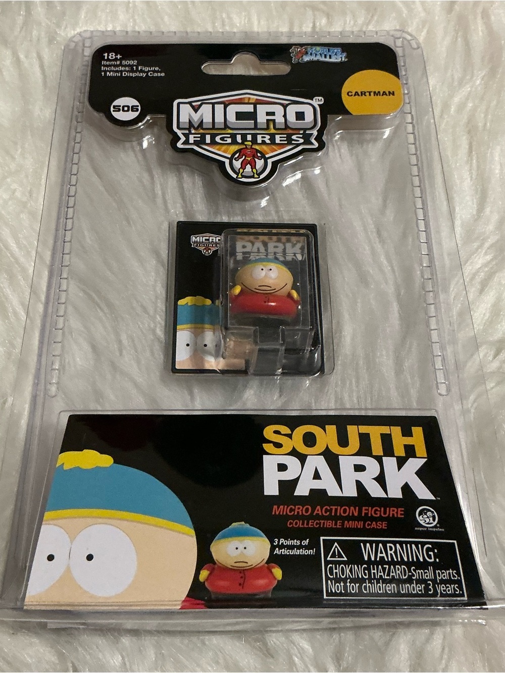 NWT NIP Micro Figures Cartman South Park Micro Action Figure